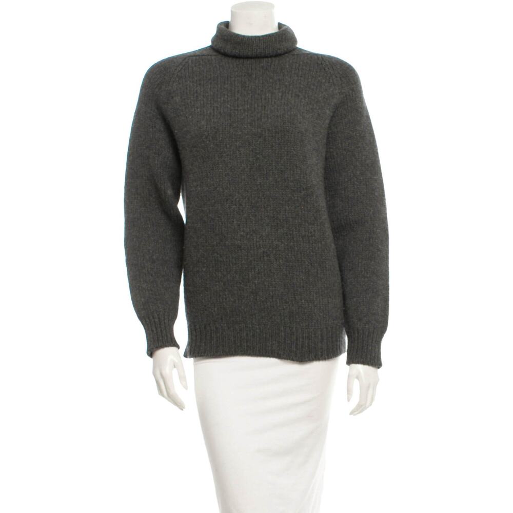 Jil Sander Wool Chunky Turtleneck Sweater - S - Grey - Picture 2 of 5
